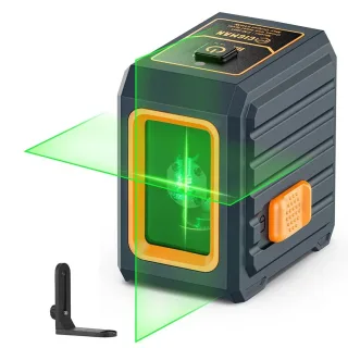 EU US Direct CIGMAN CM-G01 Laser Level Green Cross Line Laser Tool With Self-Leveling Manual Mode, High Accuracy With Ma