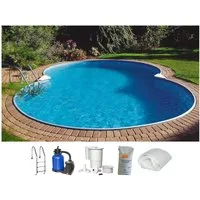 Clear Pool Achtformpool TULUM (Komplett-Set, 6-tlg), für den Volleinbau