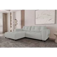 99rooms Ecksofa Massimo, Sofa L-Form, Eckcouch, mit Schlaffunktion,Rundumbezug, in Strukturstoff NEVE