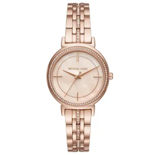 Michael Kors MK3643 Cinthia Mutter der Perle Zifferblatt Damenuhr