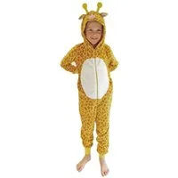 Normann Pyjama Mädchen Jumpsuit Overall Onesie Schlafanzug in niedlichen Tier Motiv
