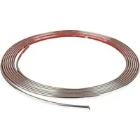 EUFAB Metallschild EUFAB Zierleiste universal Chrom 3,65m x 3,5mm