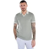 emilio adani Poloshirt Herren Modisches Poloshirt mit besonderer Struktur, Hellgruen
