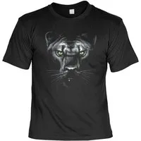 Tini - Shirts T-Shirt Panther Wildkatzen Motiv T-Shirt : MAJESTIC PANTHER