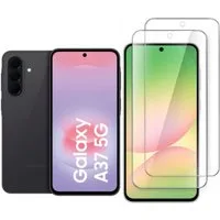 CLM-Tech Displayschutzglas 2X für Samsung Galaxy A37 5G, Panzerglas Folie - Blasenfreie Anbringung und kratzfest -, 2 Stück, Anti-Fingerabdruck