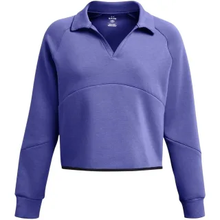 Under Armour - Sweatshirt für Damen, Mit Kragen, Kastig (Violett)
