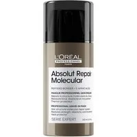 L'Oreal Deutschland Leave-in Pflege L’Oréal Absolut Repair Molecular Leave In 100ml Hitzeschutz, Packung, 1-tlg., Perfekt geeignet für geschädigtes, gefärbtes Haar