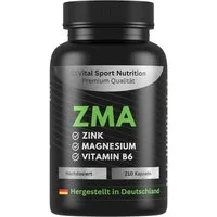 ZMA Caps, Magnesium, Zink & Vitamin B6 Komplex, 210 Kapseln Kapseln, 210 St., 170.31 g