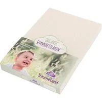 Träumeland Bettlaken kuschelweiches Spannbetttuch Organic, Jersey, Gummizug: rundum, (1 Stück), 100% kontrolliert biologische Baumwolle