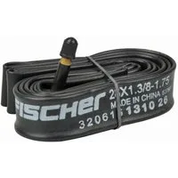 FISCHER Fahrrad Fahrradschlauch FISCHER Fahrradschlauch Autoventil 28x1 3/8 1,75 Geschrumpft