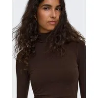ONLY Rollkragenshirt ONLGLAMOUR L/S ROLL-NECK TOP JRS NOOS Materialmix, slim fit