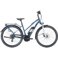Pegasus E-Bike Pegasus Solero E8 Plus 500 Wh Damen Trapez blau 2024, 8 Gang SHIMANO Altus RD-M310, Kettenschaltung, Bosch Active Line Plus, 500 Wh