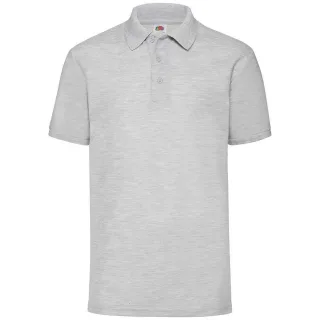 Fruit of the Loom - Poloshirt für Herren (Grau meliert)