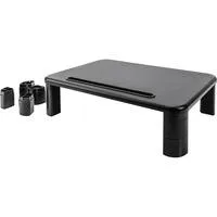 Ergonomische Monitorerhöhung, Monitorhalterung schwarz