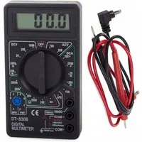 RACEL Strommessgerät Digitales Multimeter Messgerät Voltmeter Ampermeter Stromprüfer, 1-tlg.