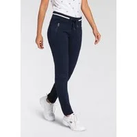 KangaROOS Jerseyhose mit Piqué-Struktur und Streifen-Detail