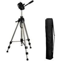 Hama Kamerastativ 4162 Dreibeinstativ (inkl. Tasche, Wasserwaage)