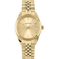 Jacques Lemans Quarzuhr Derby 1-2132F, Armbanduhr, Damenuhr, Edelstahlarmband, analog, Tag