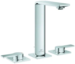 GROHE 3-Loch-Waschtischarmatur Allure 20188_1 mit Hebelgriffen chrom, 20188001 20188001