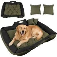 GreenBlue Hundebett GB240 Wasserfestes Hundebett 115 x 95 cm, mit kleinen Kissen, wasserabweisend, feuchtigkeits- und kratzfest