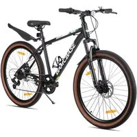 HILAND Mountainbike 26" Aluminium-Mountainbike Bloomer mit Shimano 7-Gang-Schaltung