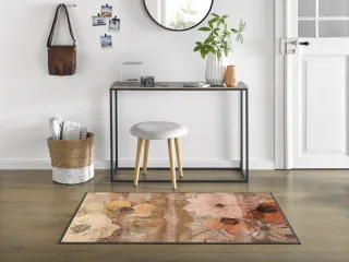 Retro Roses wash + dry Matte | Größe: 75x120cm