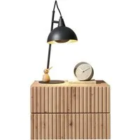 Schlafkontor Nachtkommode Taboni Nachttisch, Nachtkonsole mit Push-to-open, Wandmontage