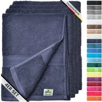 leevitex® Handtücher 4er-Set, 50 × 100 cm, aus 100% Baumwolle, Frottee (Set, 4-St), OEKO-TEX® STANDARD 100 zertifiziert und hochwertig verarbeitet