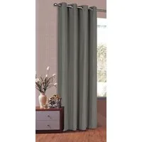 Gardinenbox Gardine, Ösen, blickdicht, Schal Matt unifarben Microsatin Micofaser-Gewebe 20405