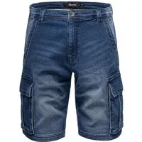 REPUBLIX Cargoshorts JAXON Herren Bermuda Jeans Short Hose Regular Fit