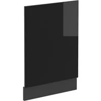 Vicco Frontblende R-Line, Schwarz Hochglanz/Anthrazit, 45 cm ohne Arbeitsplatte (1 St)