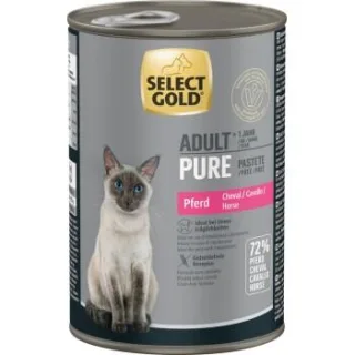 SELECT GOLD Pure Adult Paté Pferd 24x400 g