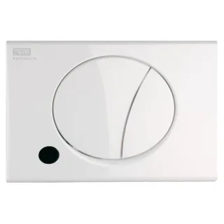 Mepa Ellipse Sanicontrol Betätigungsplatte 718326 für Air- WC Ausführung 950, weiß