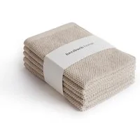 herzbach home Gästehandtücher Spa 30x50cm, (5-St), 525g/m², Premium-Qualität, 100% Baumwolle, einfarbig