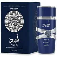 Lattafa Eau de Parfum Asad Zanzibar Fresh, Glasflakon, Parfüm EDP, Unisex Duft