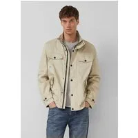 s.Oliver Funktionsjacke Outdoor-Jacke Baumwolljacke mit Twill-Struktur und aufgesetzten Taschen