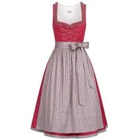 Nübler Dirndl Dirndl midi Terres in Rot von Nübler - Rocklänge 70 cm