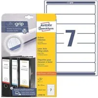 Avery Zweckform Etiketten L4760-10, für Ordner, kurz/schmal (38x192 mm), selbstklebend