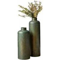 Mirabeau Tischvase Vase 2er Set Darwani grün