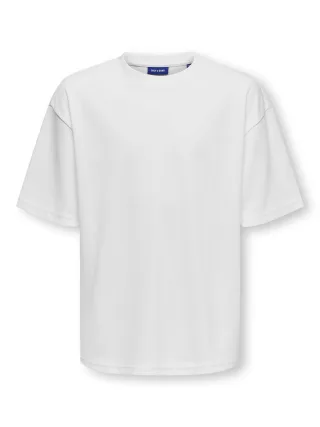 KIDS ONLY - OSJCASPIAN AIRFLEX BOXY SS TEE NOOS White - Gr. - 164
