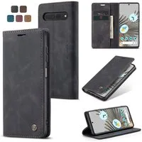 CaseMe Handyhülle Hülle für Google Pixel Klapphülle Google Pixel 7 Pro Schwarz