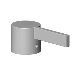 Dornbracht Griff Ersatzteile 092067007 50 x 125 x 46 mm Dark Platinum gebürstet 092067007-99
