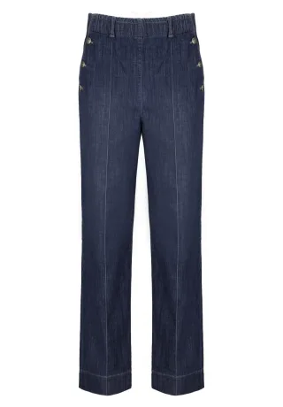 Bianca - Jeans mit Gummizugbund - PARIGI blau - Gr. - 38