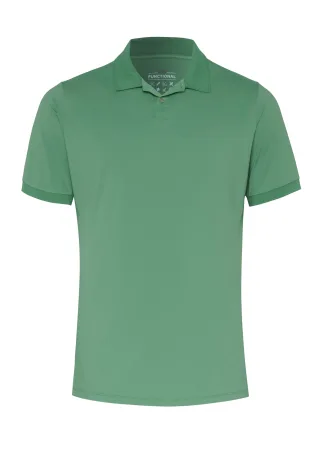 pure - Pure Functional Polo slim fit Halbarm grün - Gr. - L