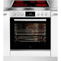 BEKO Elektro-Herd-Set Einbauherd-Set BBUM12321X, mit Teleskopauszug nachrüstbar, Hydrolyse, Gleichmäßige Heißluft für perfekte Ergebnisse dank Aeroperfect