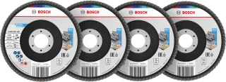 Bosch X451 Fächerschleifscheiben 125mm, T29, 15-teiliges Set - 2608626162