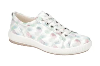 Legero 2-000221-9120 TANARO 5.0 Damen Halbschuhe wei? multicolor bequeme Schn...