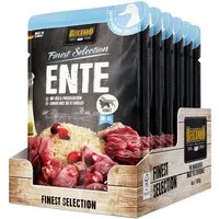 Belcando Ente mit Reis & Preiselbeeren - Premium Nassfutter in Frischebeuteln 6x300g, Nassfutter für: Hunde