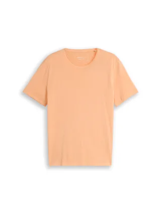 Denim Tom Tailor - T-Shirt im Used-Look summer peach orange - Gr. - M