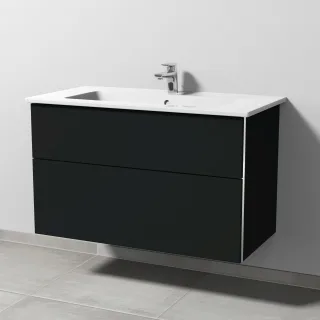 Sanipa 3way Keramik-Set Keramik-Waschtisch und Unterbau (BP324) BP3241V
